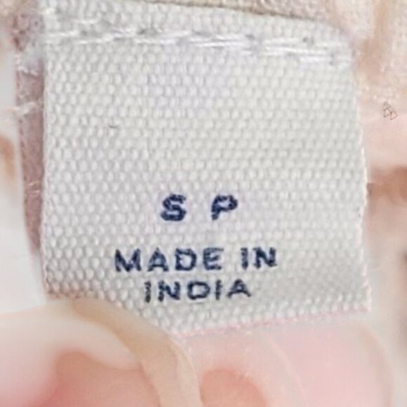 Gap Cream Square Neck Smocked Midi Summer Dress Cotton Lined Size S - Picture 5 of 10